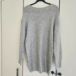 Lumiere Oversize Long Sleeve Sweater Dress Size S - Heather Grey